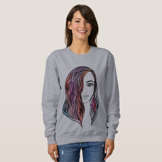 Schattigee vrouwen T-shirt met een afbeelding (Voorkant volledig)