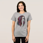 Schattigee vrouwen T-shirt met een afbeelding (Voorkant volledig)