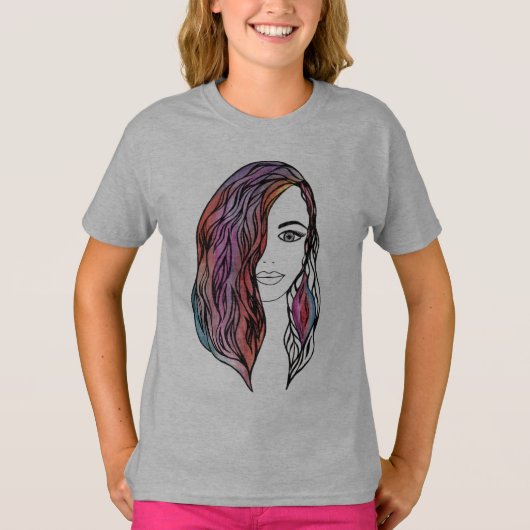 Schattigee vrouwen T-shirt met een afbeelding (Voorkant)