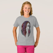 Schattigee vrouwen T-shirt met een afbeelding (Voorkant volledig)