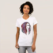 Schattigee vrouwen T-shirt met een afbeelding (Voorkant volledig)