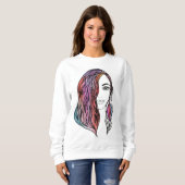 Schattigee vrouwen T-shirt met een afbeelding (Voorkant volledig)