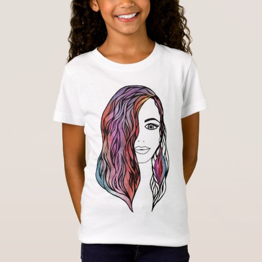 Schattigee vrouwen T-shirt met een afbeelding (Voorkant)