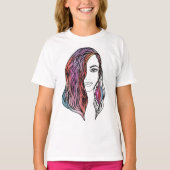Schattigee vrouwen T-shirt met een afbeelding (Voorkant)