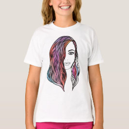 Schattigee vrouwen T-shirt met een afbeelding