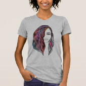 Schattigee vrouwen T-shirt met een afbeelding (Voorkant)