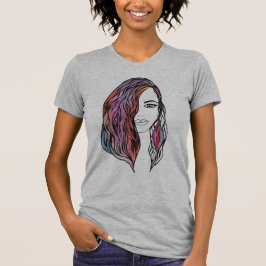 Schattigee vrouwen T-shirt met een afbeelding