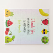 Schattigee vruchten Dank u eerste verjaardagsfeest Legpuzzel (Horizontaal)