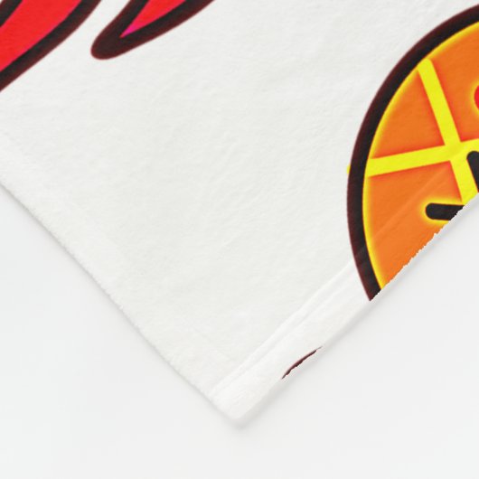 Schattigee vruchten deken! fleece deken (Hoek)