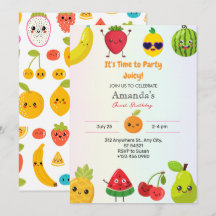 Schattigee vruchten eerste 1e verjaardagsfeestje