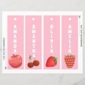 Schattigee vruchten Gepersonaliseerde Kinder Bladw (Voorkant)