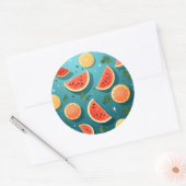 Schattigee vruchten sticker (Envelop)