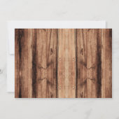 Schattigee vulkaan dinosaurus feestuitnodiging kaart (Achterkant)