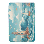 Schattigee Vuurtoren & Ocean Dreamscape Badmat (Voorkant Verticaal)