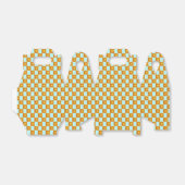 Schattigee wafel met boter en siroop bedankdoosjes (Uitgevouwen)