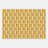 Schattigee wafel met boter en siroop inpakpapier vel (Voorkant 3)