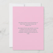 Schattigee Walvis Baby shower Kawaii Invitation Gi Kaart (Achterkant)