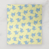 Schattigee walvis Baby shower Kawaii Plaatskaartje (Binnenkant ongevouwen)