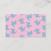 Schattigee walvis Baby shower Raad eens hoeveel me Informatiekaartje (Achterkant)