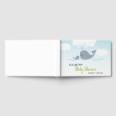 Schattigee walvis en Baby walvis, Baby shower Gastenboek (Volledig)