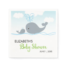 Schattigee walvis en Baby walvis, Baby shower