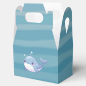 Schattigee walvis, walvis voor de kust/zeevaart bedankdoosjes (Geopend)