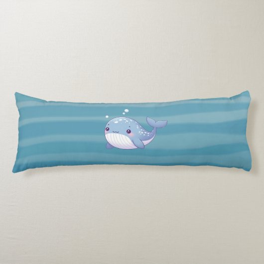 Schattigee walvis, walvis voor de kust/zeevaart lichaamskussen (Voorkant)