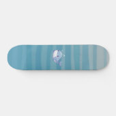 Schattigee walvis, walvis voor de kust/zeevaart persoonlijk skateboard (Horizontaal)