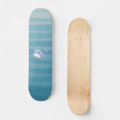 Schattigee walvis, walvis voor de kust/zeevaart persoonlijk skateboard (Voorkant)