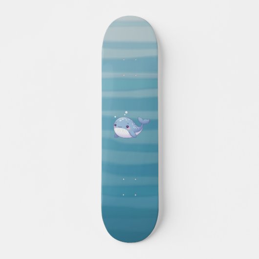 Schattigee walvis, walvis voor de kust/zeevaart persoonlijk skateboard (Voorkant)