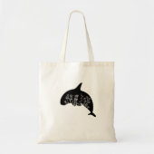Schattigee walvisbloem tote bag (Voorkant)