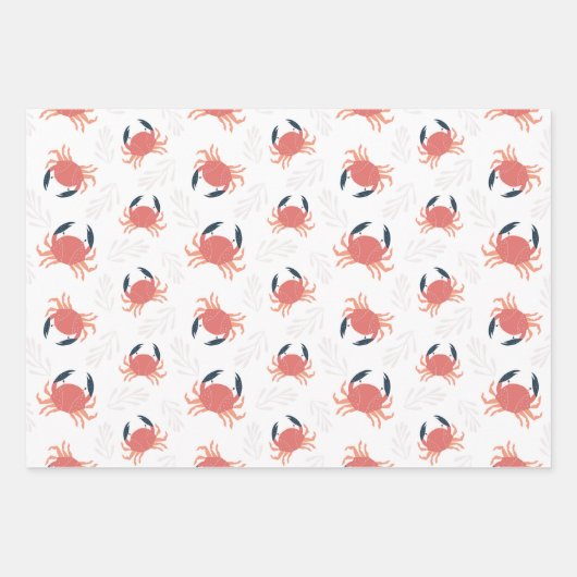 Schattigee walviskrab octopus inpakpapier vel (Voorkant 2)