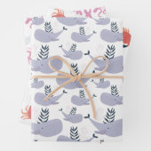 Schattigee walviskrab octopus inpakpapier vel (In situ)