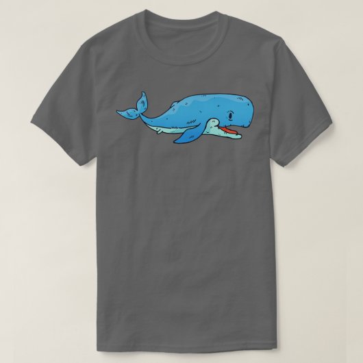 Schattigee walvistoon t-shirt (Design voorkant)