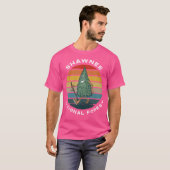 Schattigee wandelboom Shawnee National Forest Illi T-shirt (Voorkant volledig)