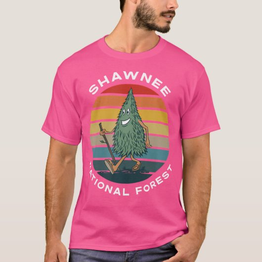 Schattigee wandelboom Shawnee National Forest Illi T-shirt (Voorkant)