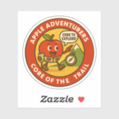 Schattigee Wandelen Apple Outdoor Explorer Gear Sticker (Vel)