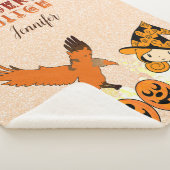 Schattigee Wandering Little Witch Jack Cobweb Typo Sherpa Deken (3/4)