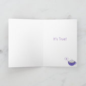 Schattigee warme chocolademelk 'I Love You' Kaart (Binnen)