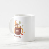 Schattigee warme chocolademelk met peperkoek koffiemok (Voorkant links)