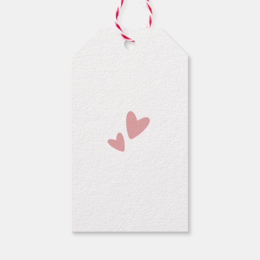 Schattigee wasbeer Baby shower Dank u Cadeaulabel (Achterkant)