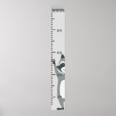 Schattigee wasbeer coon groeigrafiek behouden poster (Voorkant)