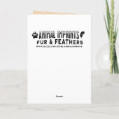 Schattigee wasbeer | Denken aan jou Kaart (Achterkant)