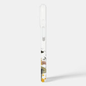 Schattigee wasbeer en zonnebloemen Case-Mate iPhone case (Achterkant / Links)