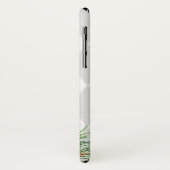 Schattigee Wasbeer in Santa Hat met Harlekijnpatro Case-Mate iPhone Case (Achterkant/links)