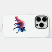 Schattigee wasbeer kunst Case-Mate iPhone case (Achterkant (horizontaal))