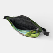 Schattigee wasbeer liefhebbers Naam toevoegen Heuptasje (Open)