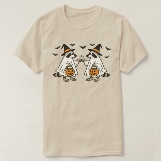 Schattigee wasbeerbulten | Grappige dierenwoordspe T-shirt (Design voorkant)
