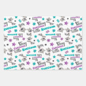 Schattigee wasbeerpatronen inpakpapier vel (Voorkant 3)