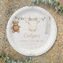 Schattigee waslijn genderneutraal Baby shower